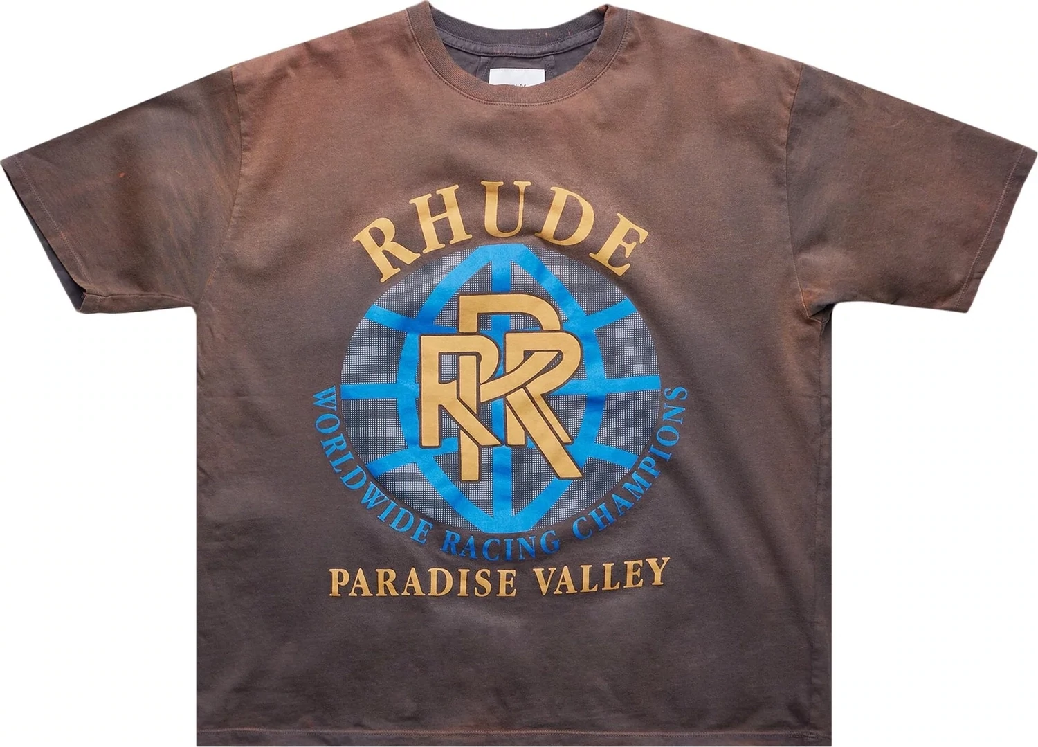RHUDE PARADISE VALLEY TEE VINTAGE GREY