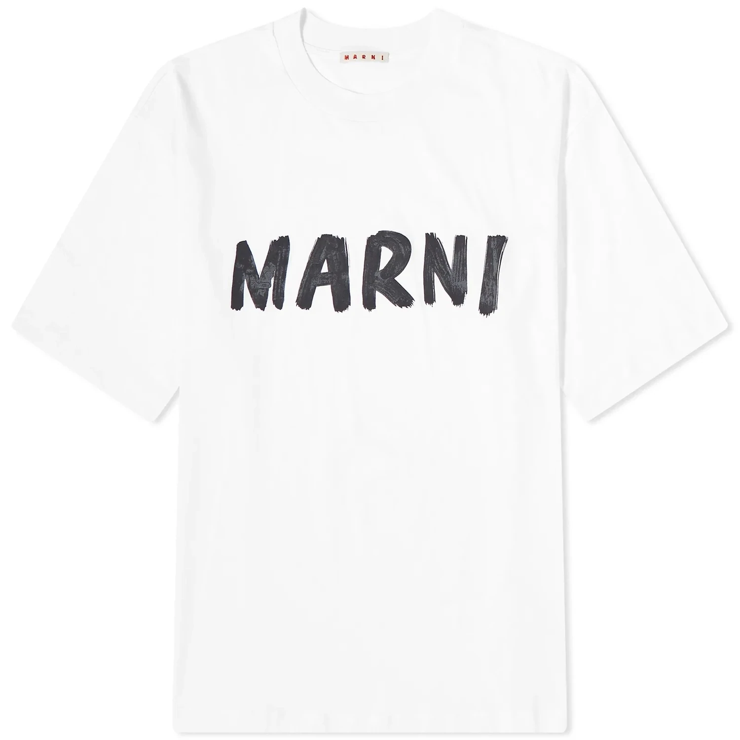 MARNI LOGO PRINTED CREWNECK TEE