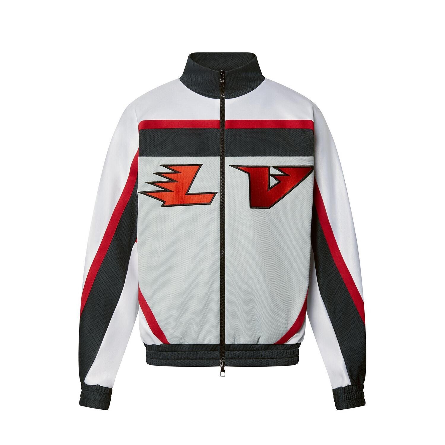 LV EMBELLISHED GRAPHIC HOCKEY TRACK TOP