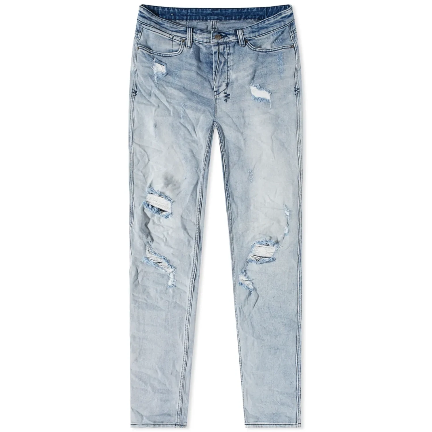 KSUBI BLUE THRASHED DREAMS VAN WINKLE JEANS
