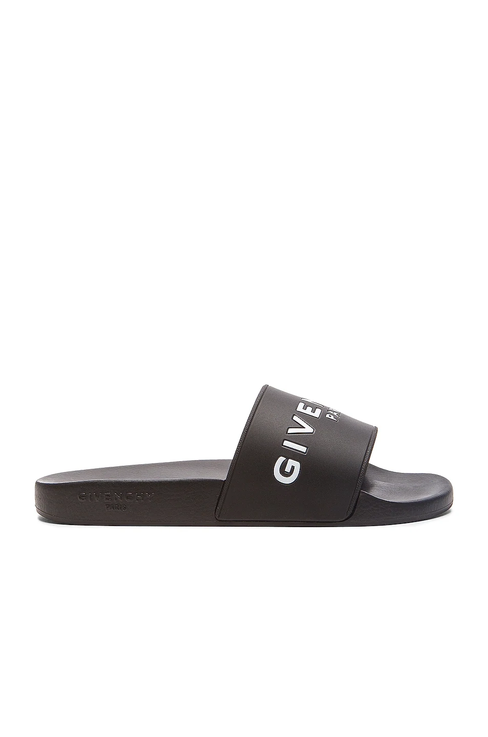 GIVENCHY SLIDE SANDALS BLACK