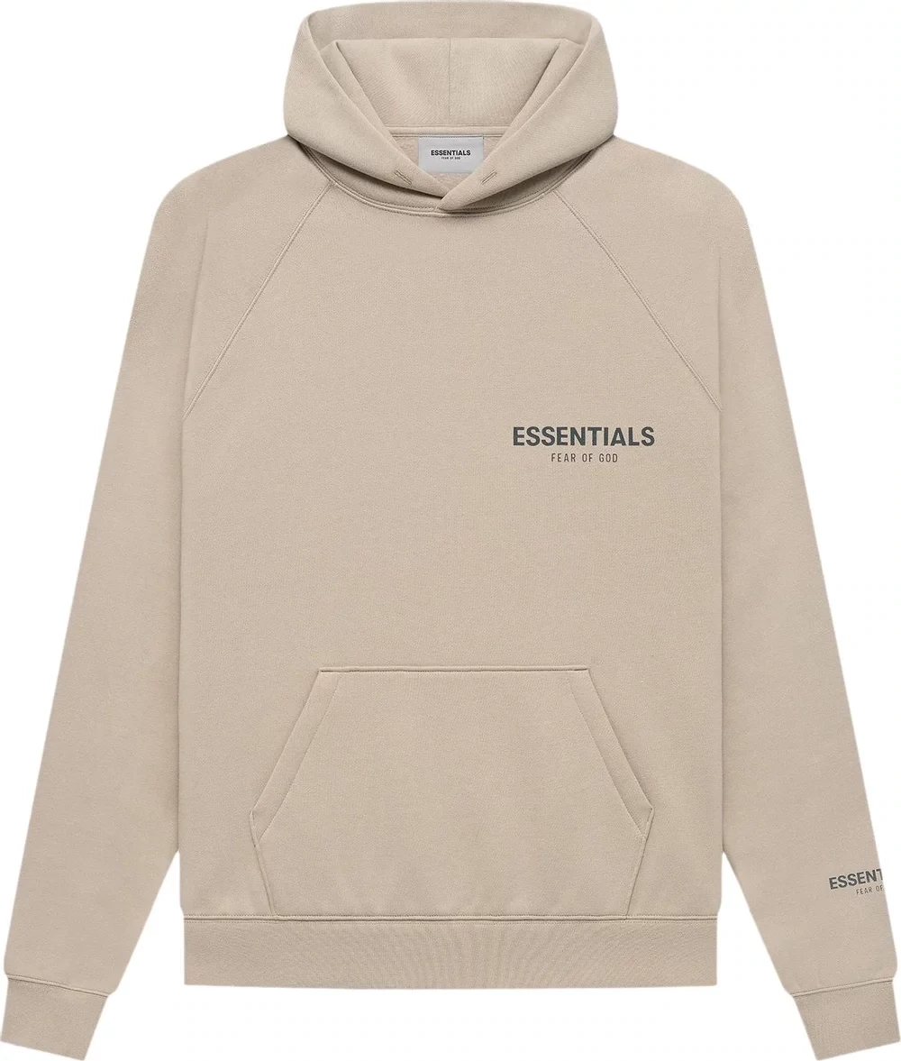 ESSENTIALS HOODIE TAN