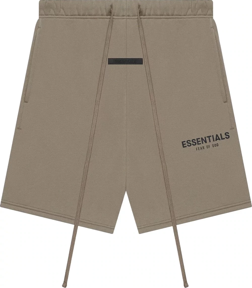 ESSENTIALS SHORT SWEATS TAUPE