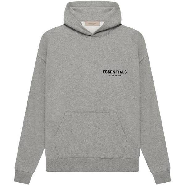 ESSENTIALS DARK OATMEAL HOODIE