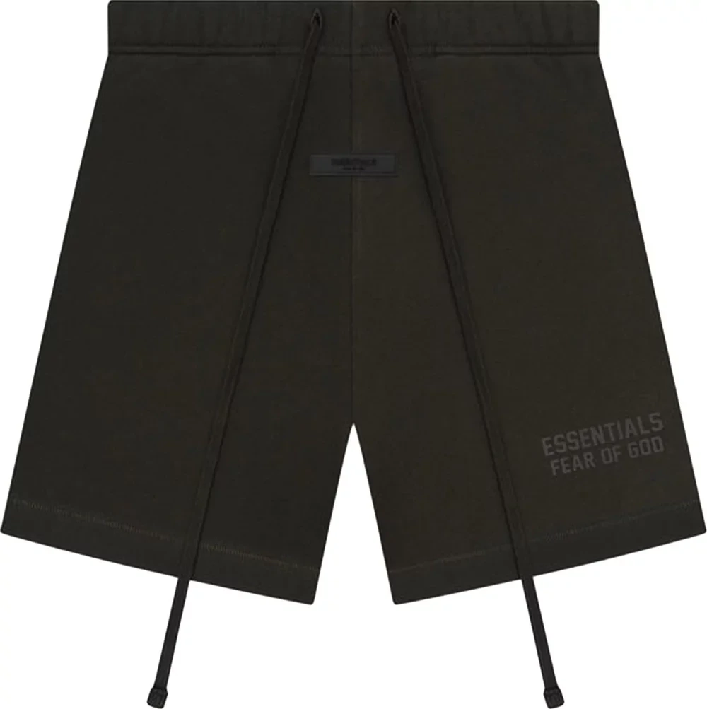 ESSENTIALS SHORTS OFF BLACK