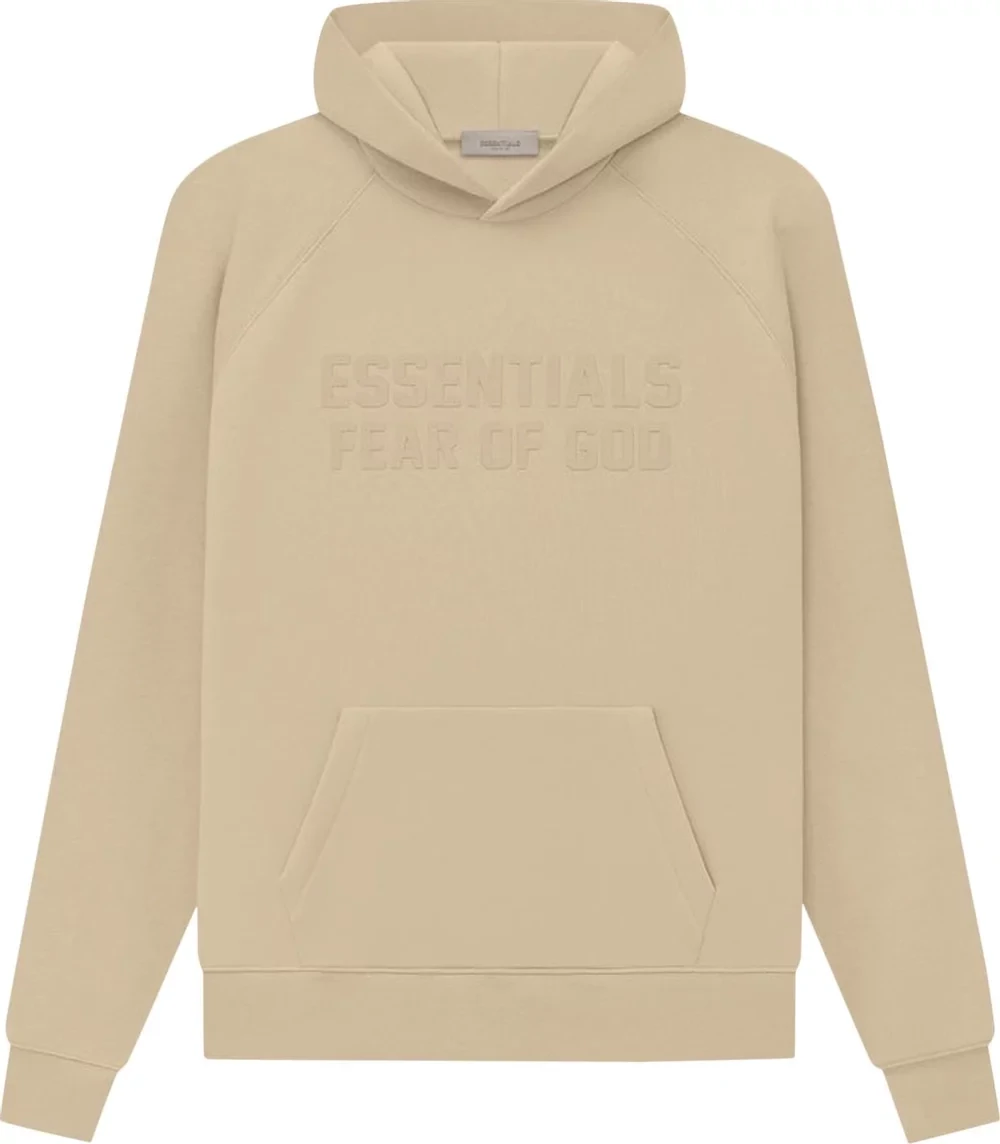 ESSENTIALS HOODIE SAND