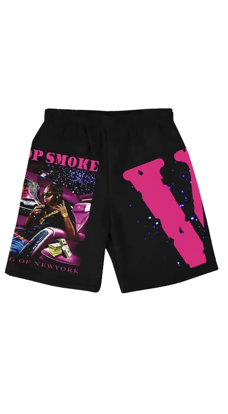 VLONE POP SMOKE KING OF NY SHORTS