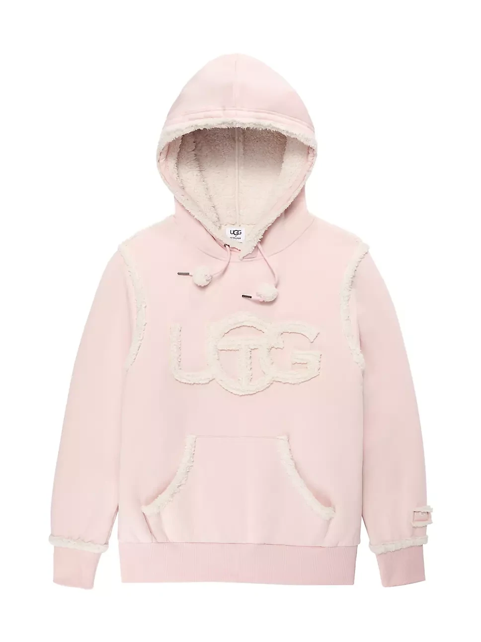 PINK UGG TELFAR HOODIE