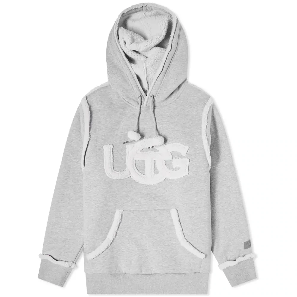 GREY UGG TELFAR HOODIE