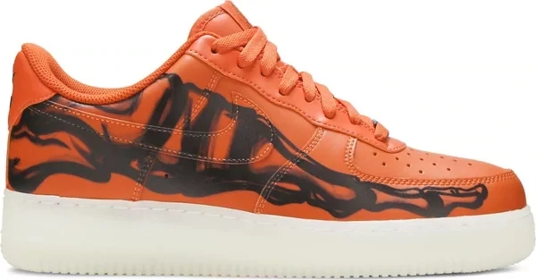 AF 1 ORANGE SKELETON