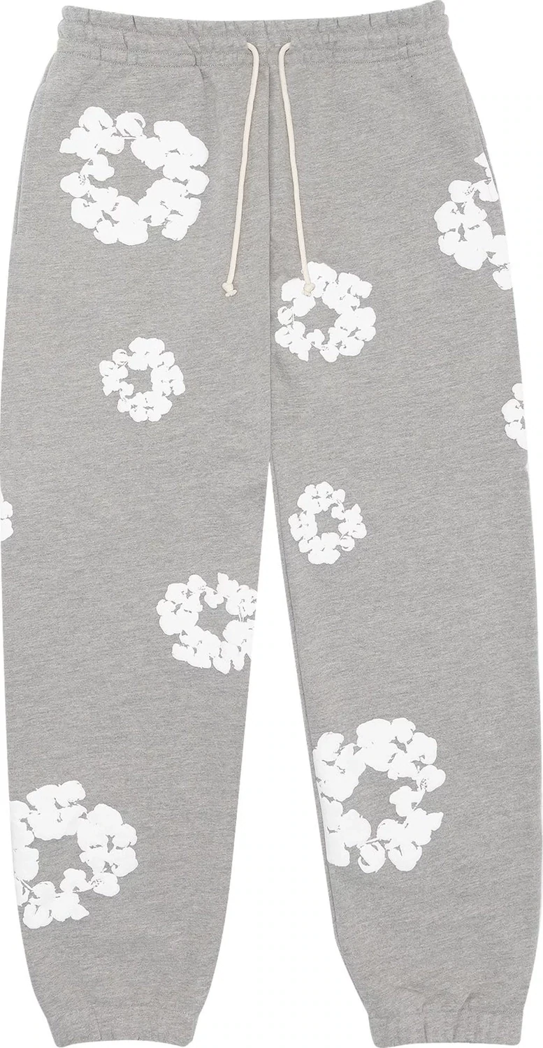 DENIM TEARS COTTON WREATH SWEATPANT GREY