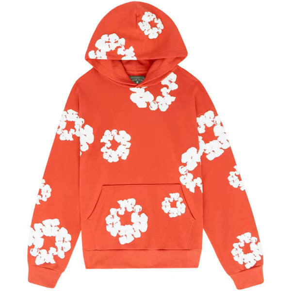 DENIM TEARS THE COTTON WREATH SWEATSHIRT ORANGE
