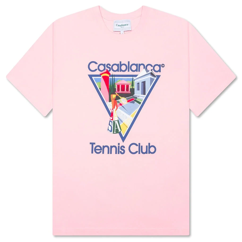 CASA BLANCA PALE PINK JOUEUSE TEE