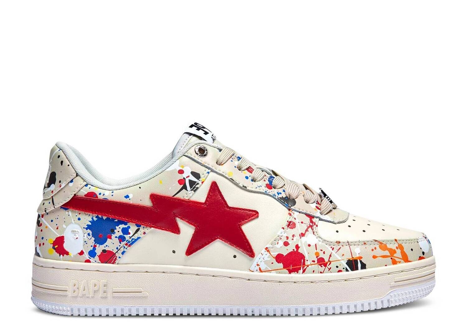 BAPESTA IVORY PAINT SPLATTER