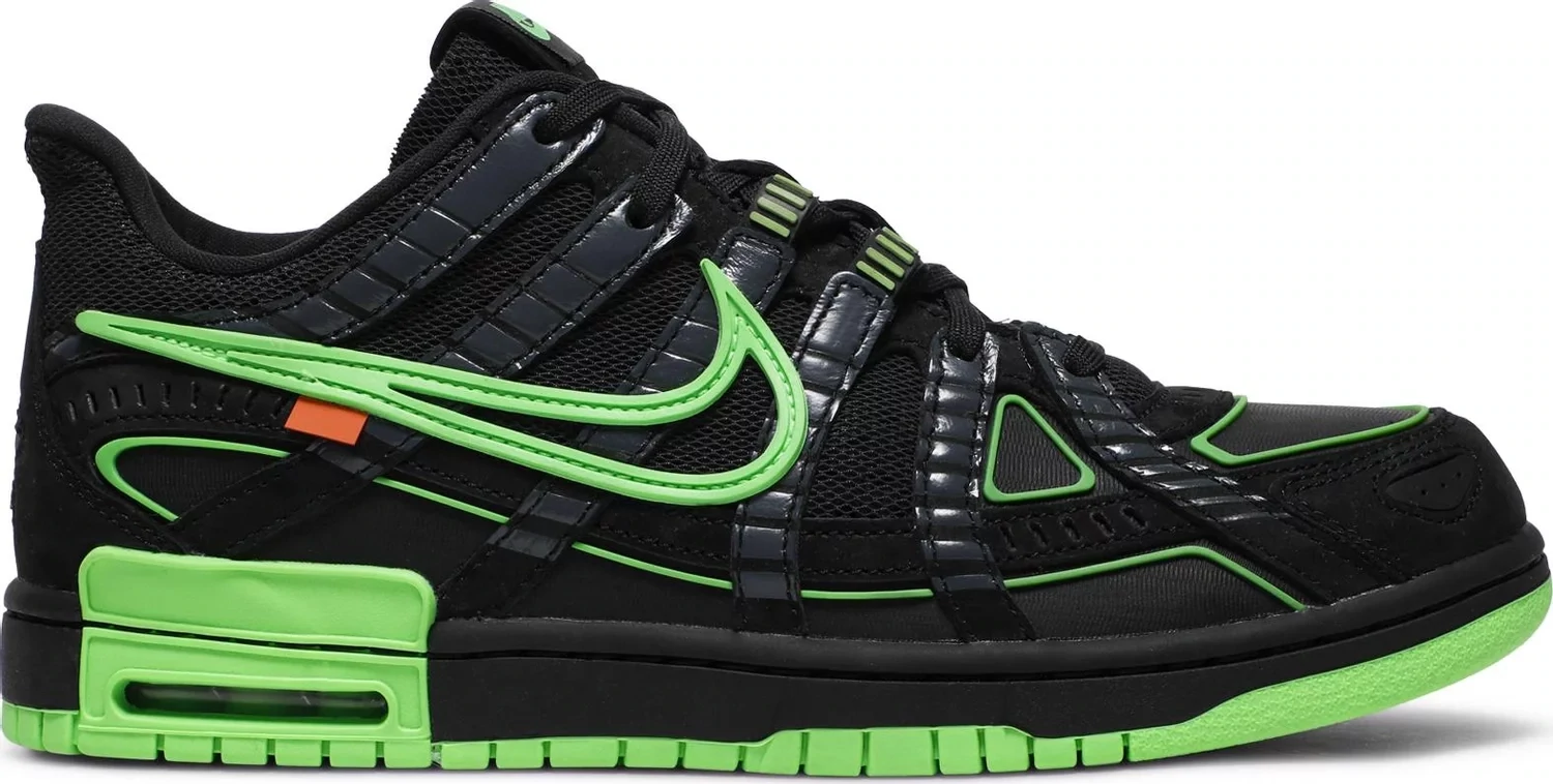 NIKE RUBBER OFF-WHITE RUBBER DUNK GREEN STRIKE