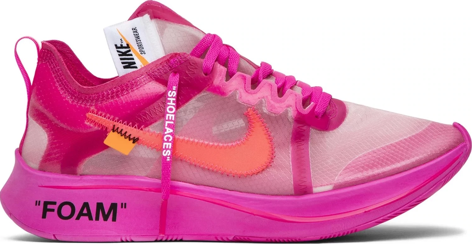NIKE X OFF WHITE ZOOM FLY PINK