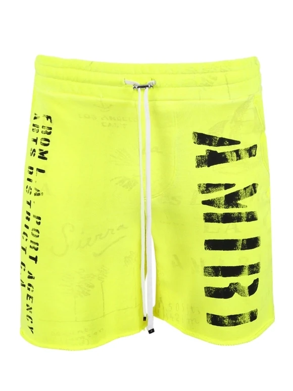 STENCIL MILITARY LIME SWIM TRUNKS