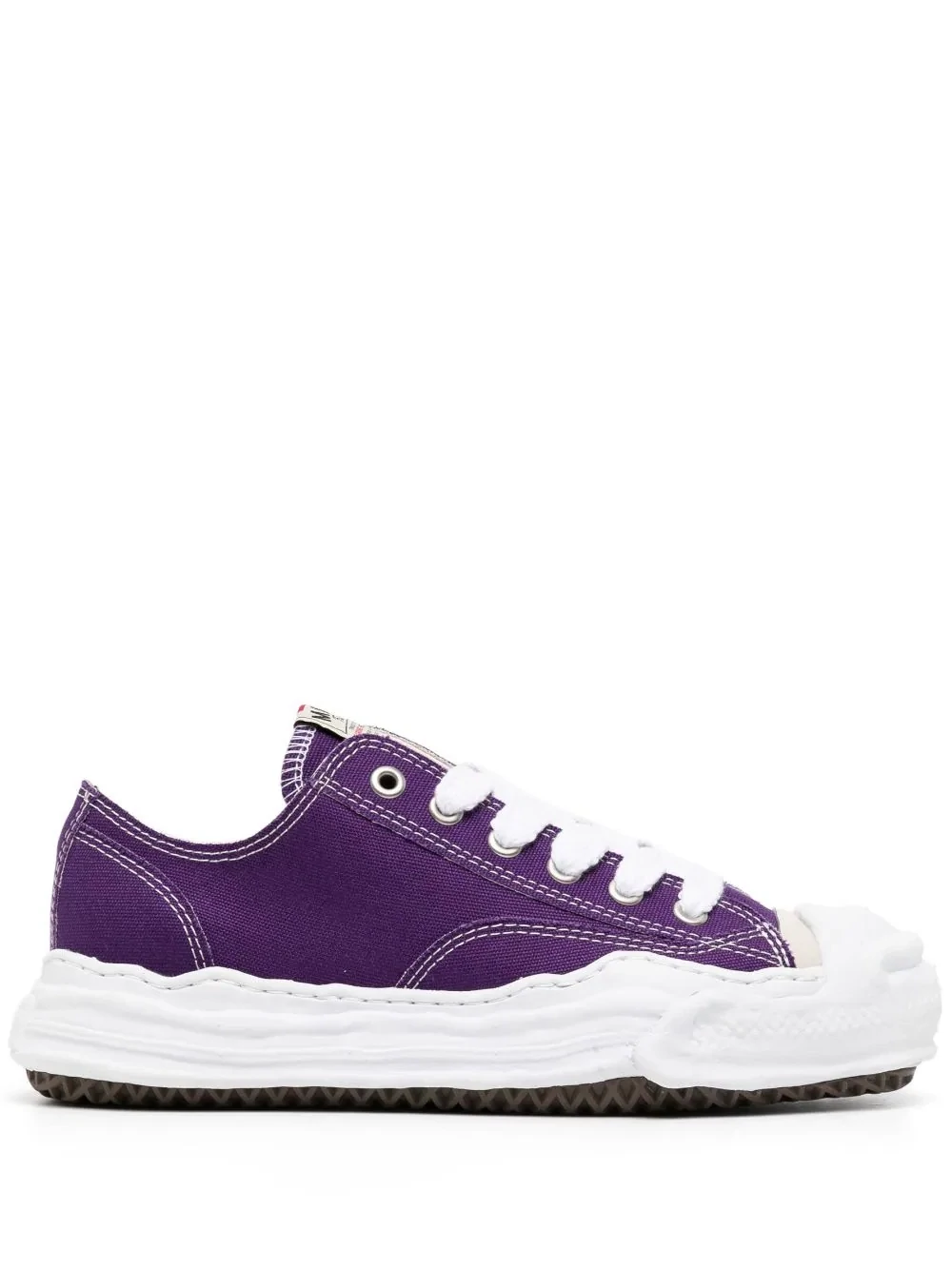 MAISON MIHARA YASUHIRO HANK OG SOLE CANVAS LOW PURPLE