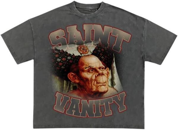 SAINT VANITY HOQG GREY TEE