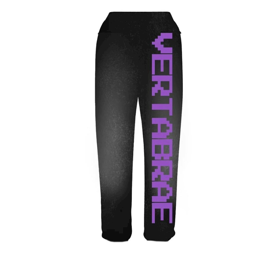 VERTABRAE C-2 BLACK AND PURPLE