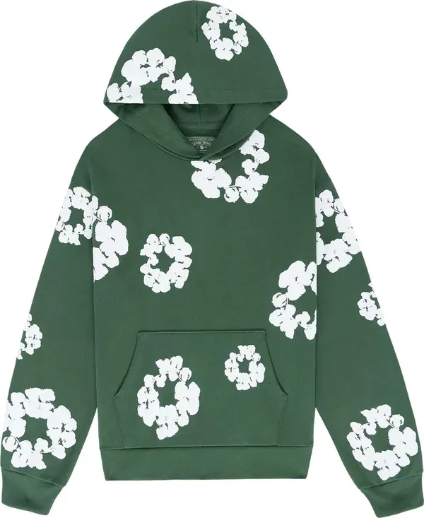 DENIM TEARS THE COTTON WREATH SWEATSHIRT GREEN
