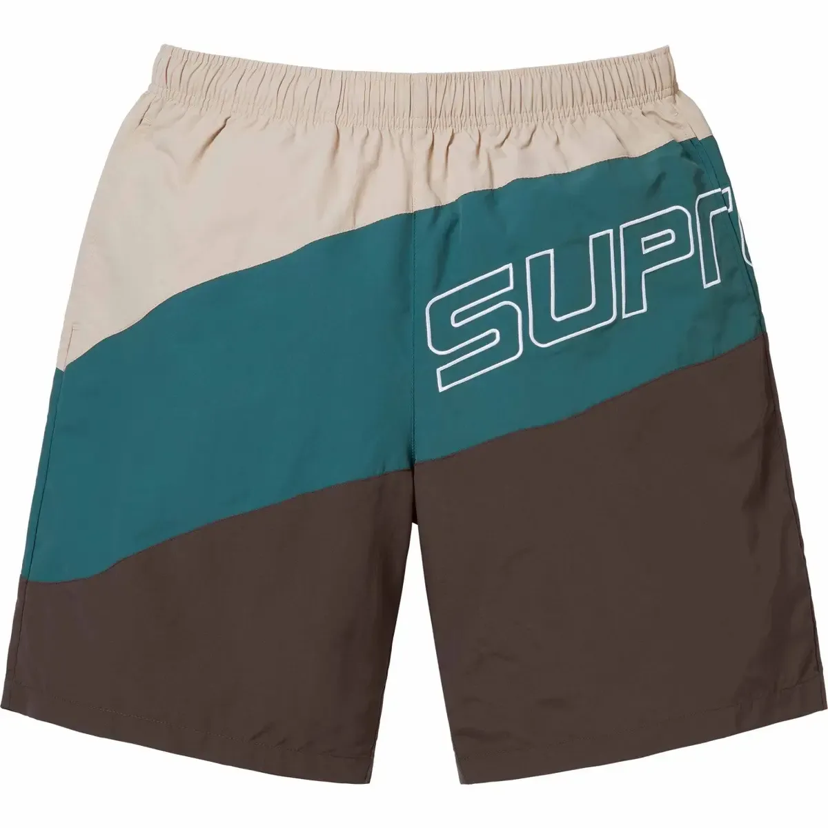 SUPREME CURVE NYLON SHORT &quot;BROWN&quot;