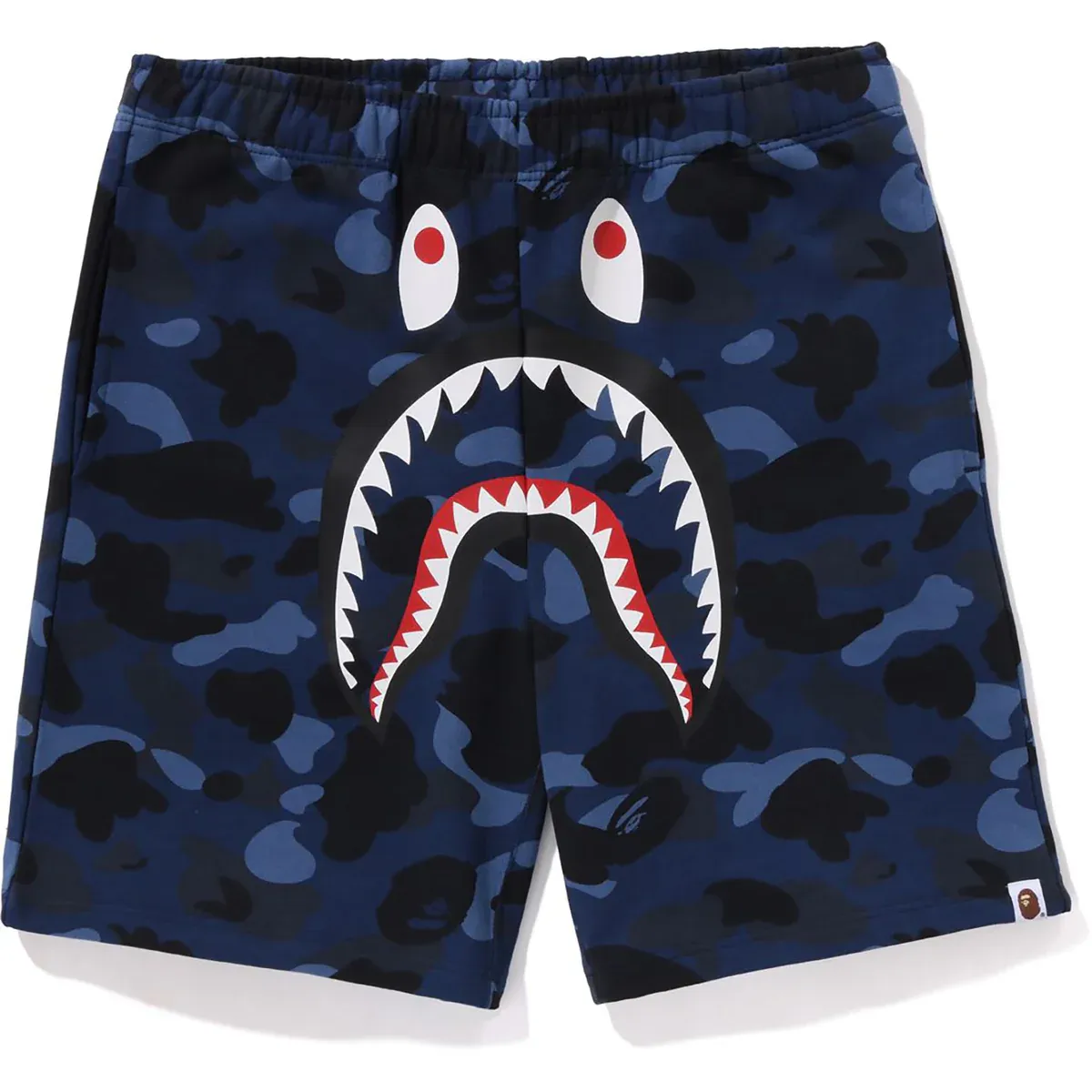 BAPE COLOR CAMO SWEAT SHORT NAVY