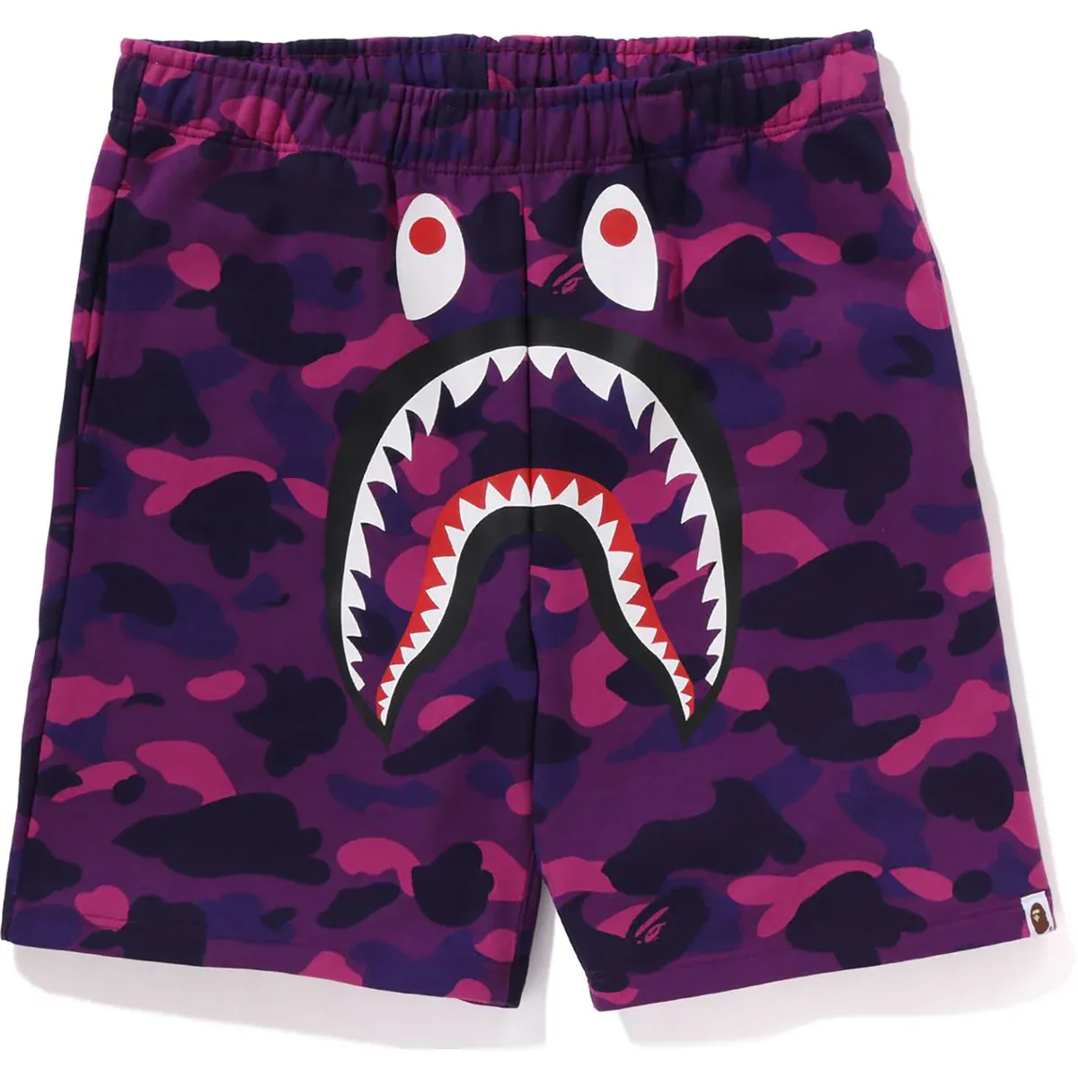 BAPE COLOR CAMO SWEAT SHORT PURPLE