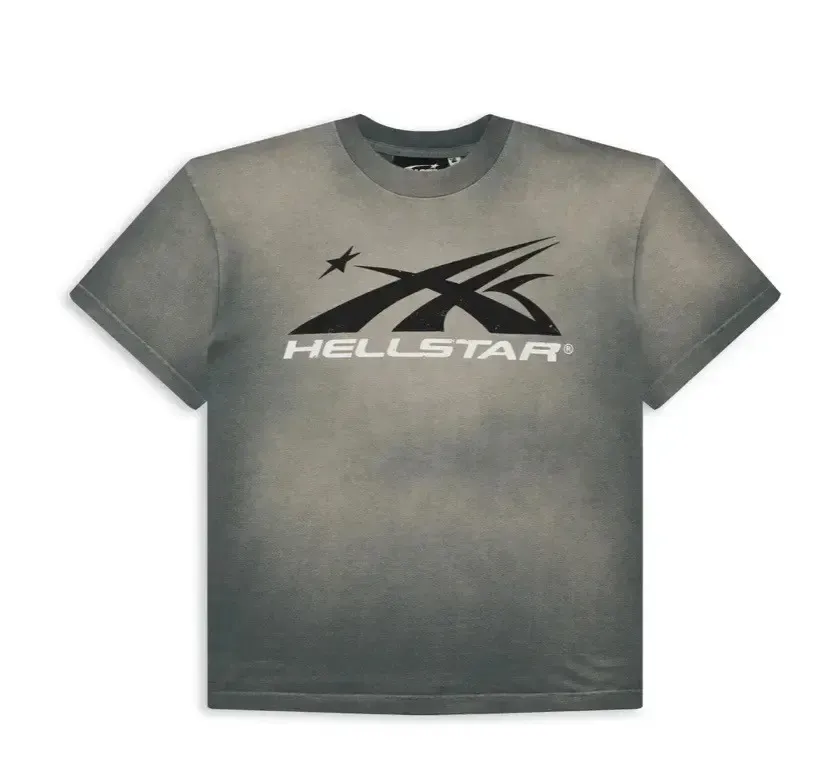 HELLSTAR SPORT LOGO TEE GREY
