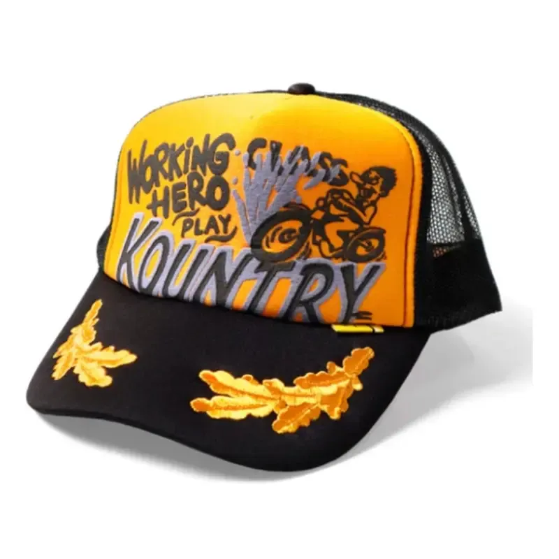KAPITAL KOUNTRY RACER TRUCK CAP - BLACK