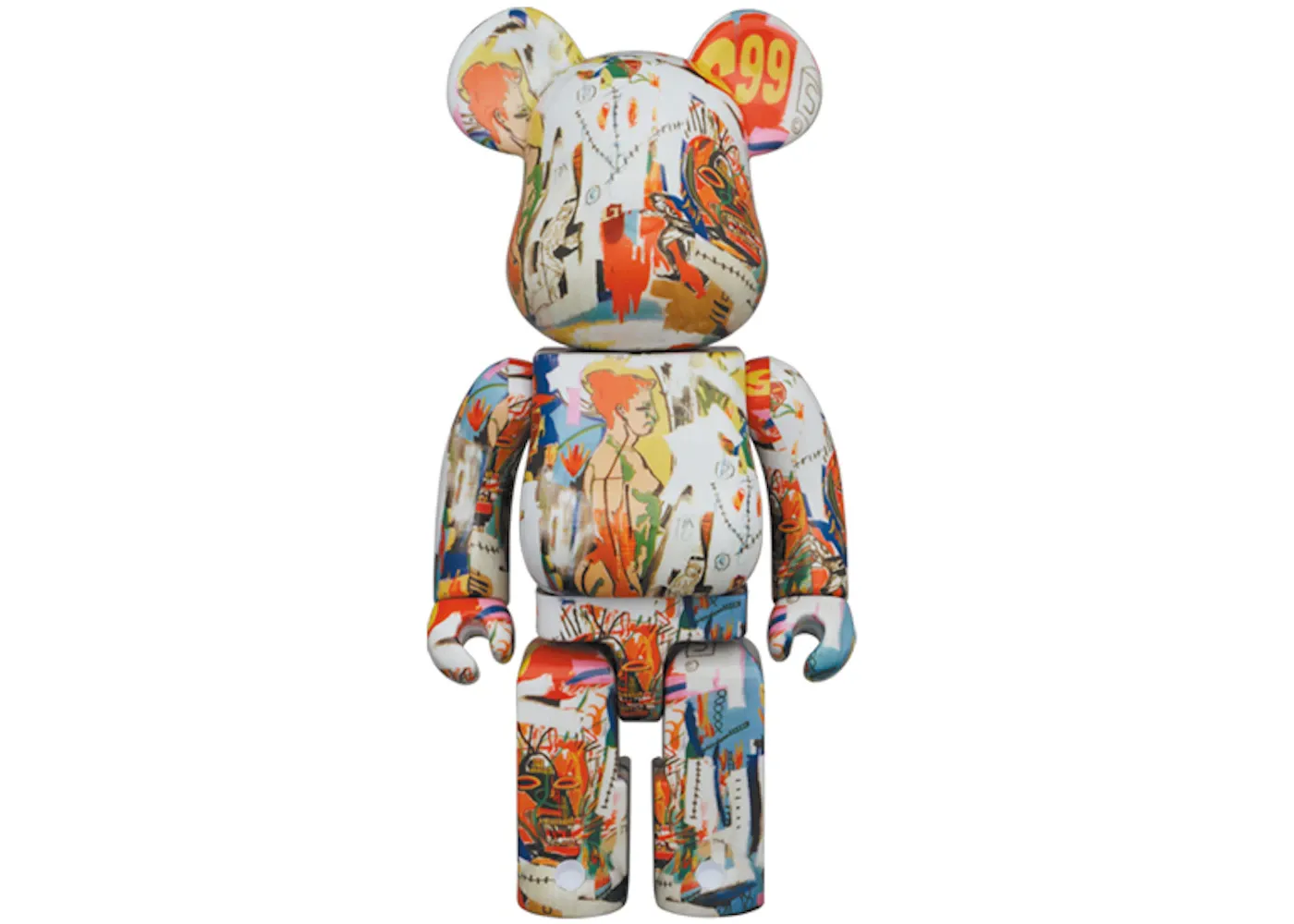 BEARBRICK ANDY WARHOL X JEAN MICHEL BASQUIAT 1000%