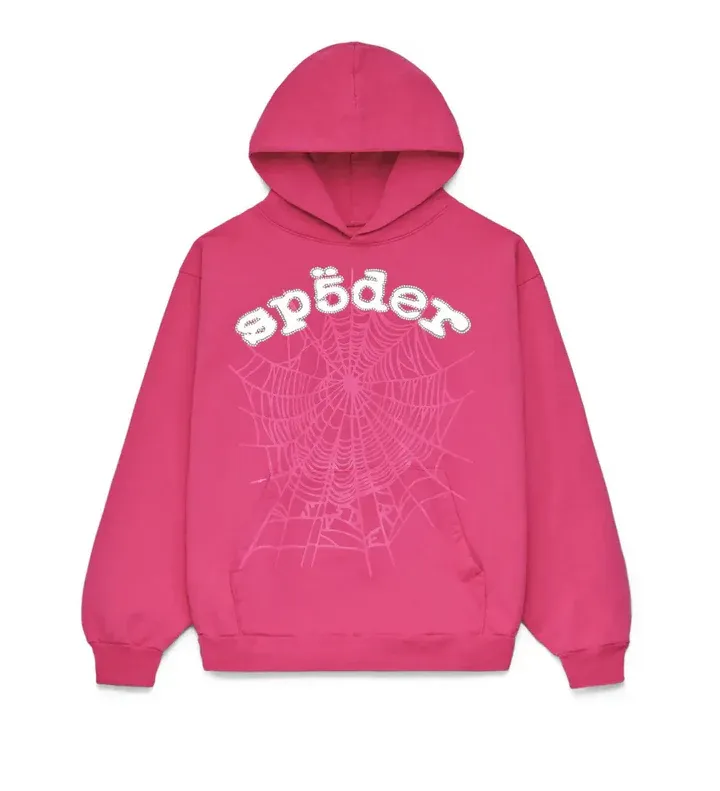 SP5DER PINK OG WEB V2 HOODIE