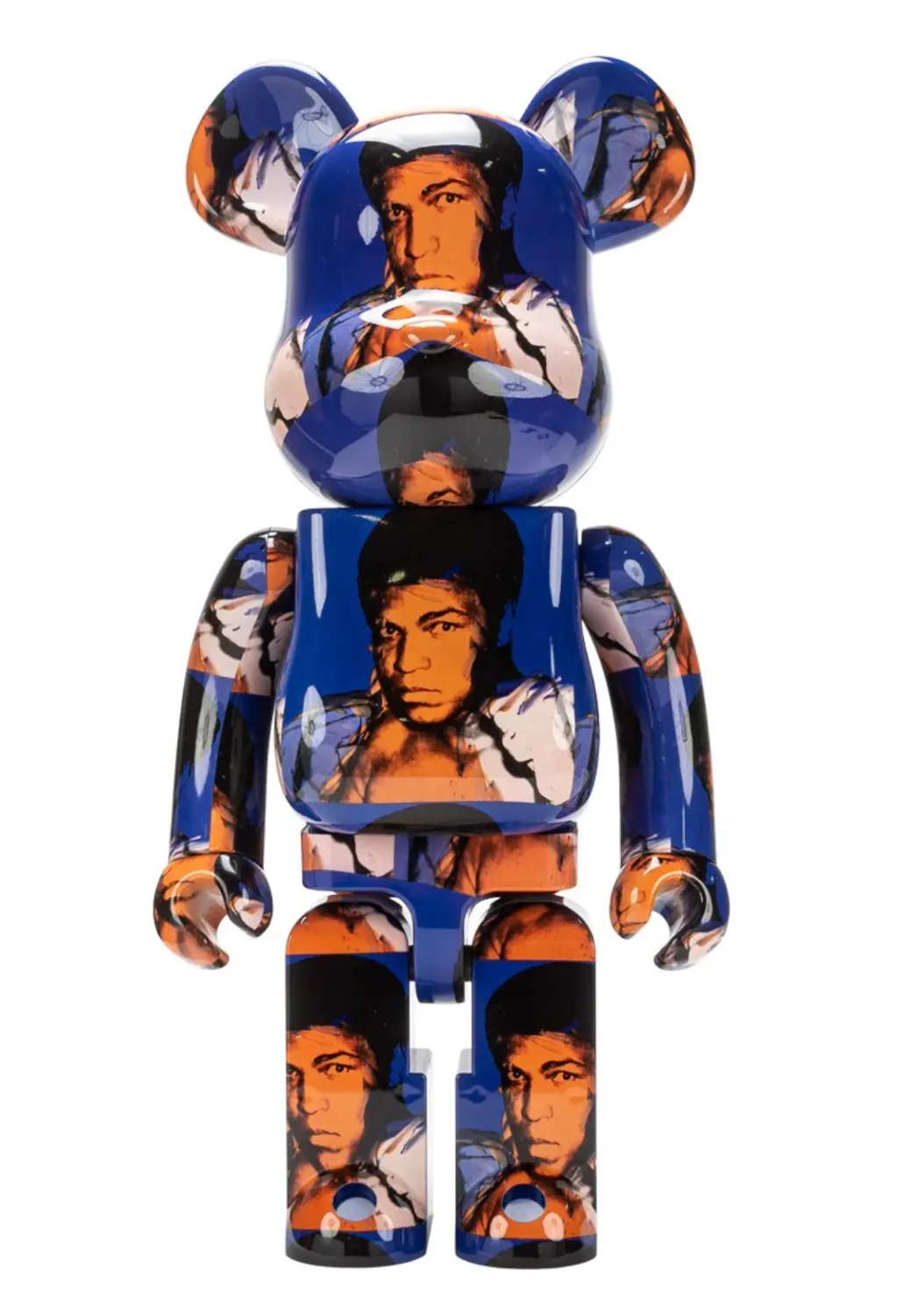 BEARBRICK ANDY WARHOL MUHAMMAD ALI 1000%