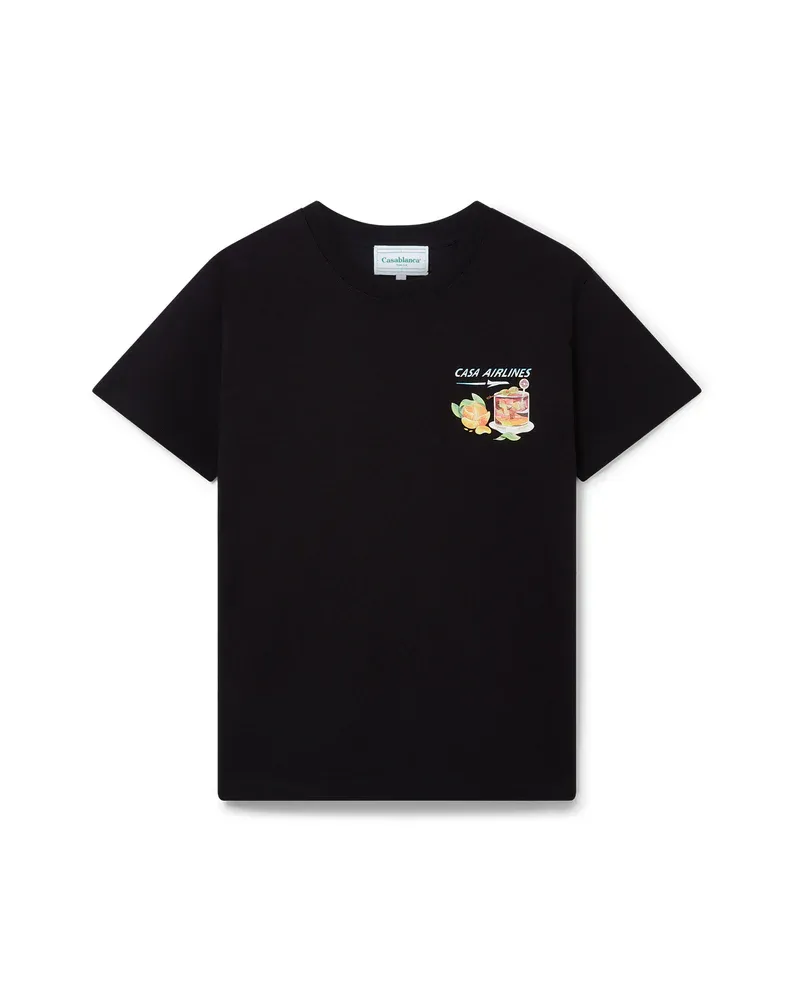 CASABLANCA PANORAMIQUE PRINTED TEE
