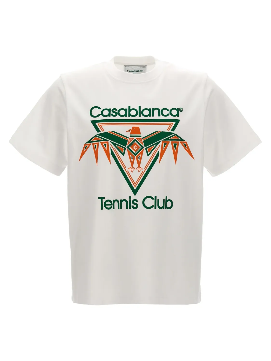 CASABLANCA PLAYFUL EAGLE WHITE TEE