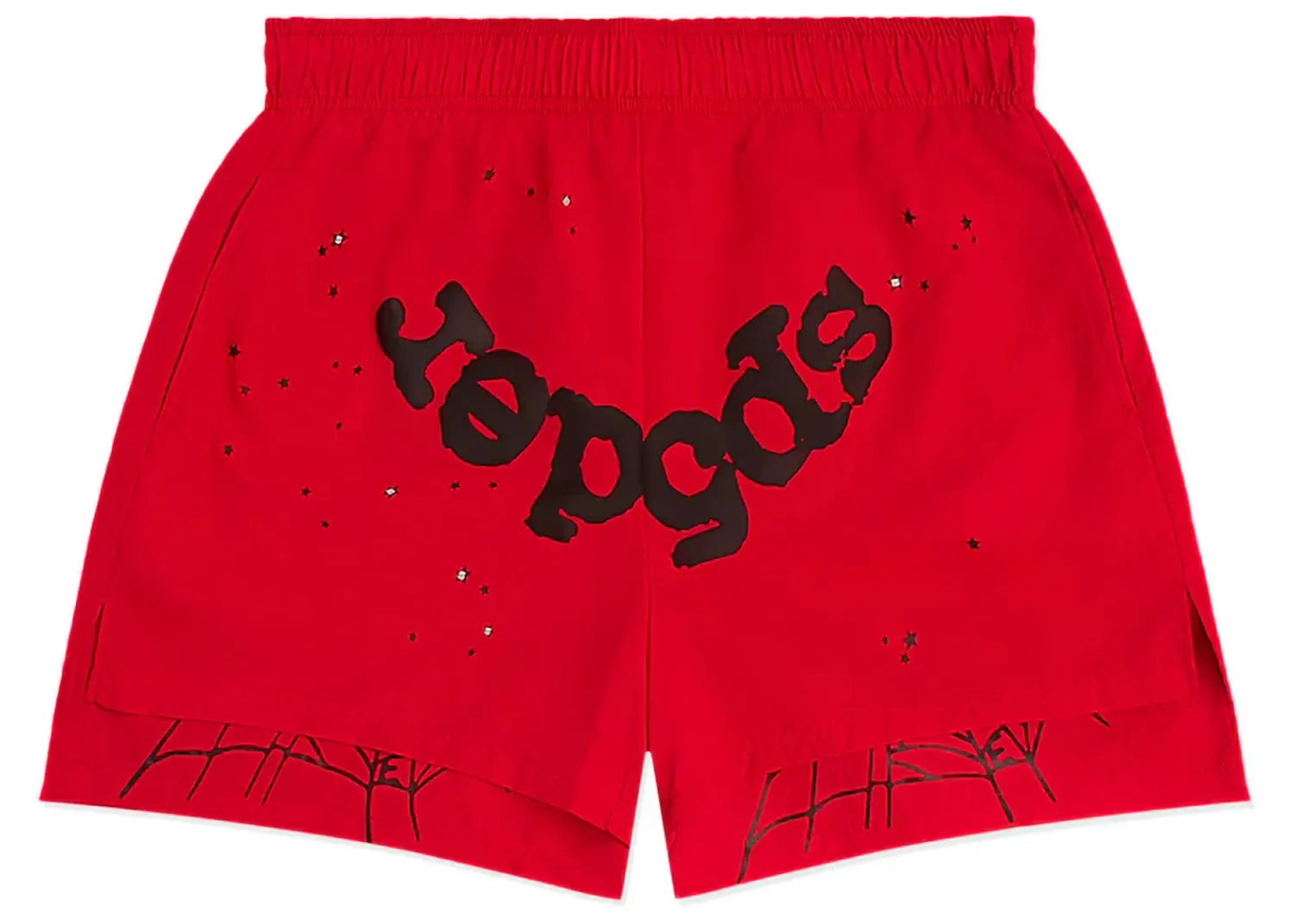 SP5DER OG WEB DOUBLE LAYER SHORT RED