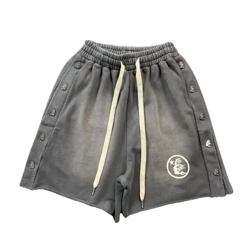HELLSTAR LOGO GREY SHORTS