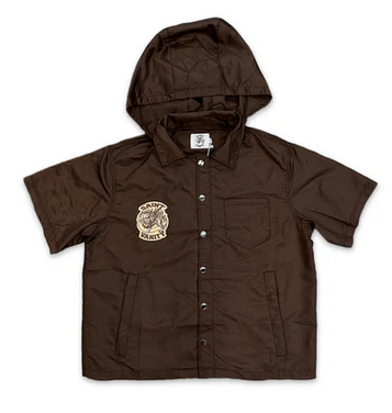 SAINT VANITY NYLON SET BROWN