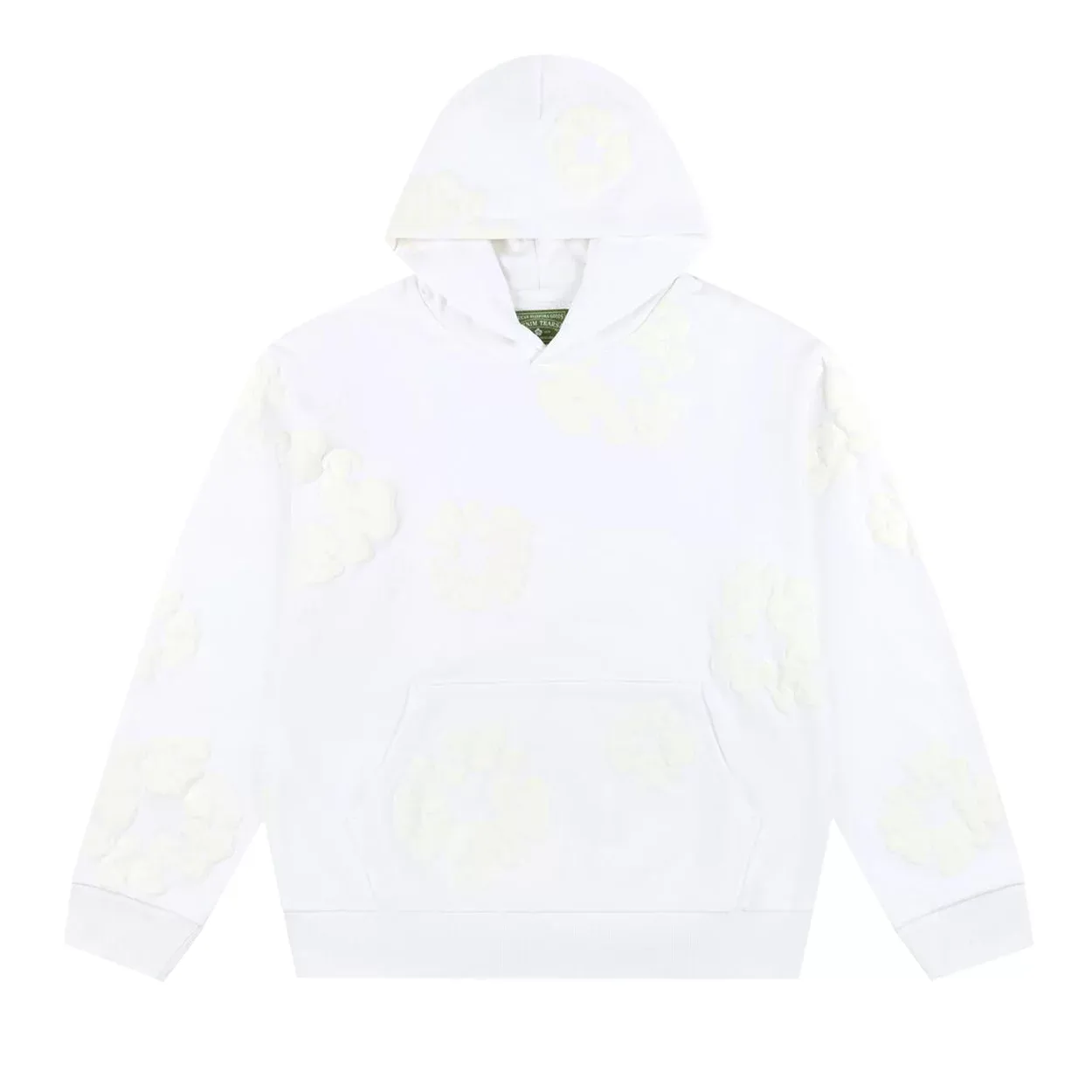 DENIM TEARS THE WREATH &quot;WHITE MONO&quot;  HOODIE