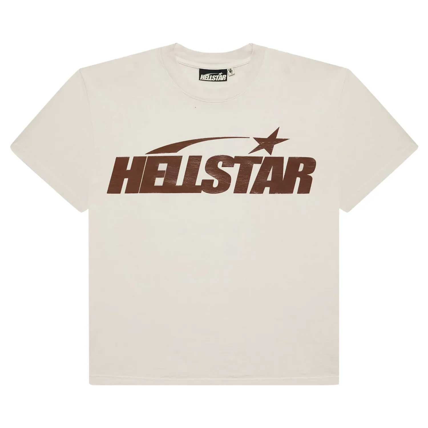 HELLSTAR CREAM BROWN TEE