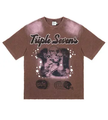TRIPLE SEVEN ALL TEE BROWN