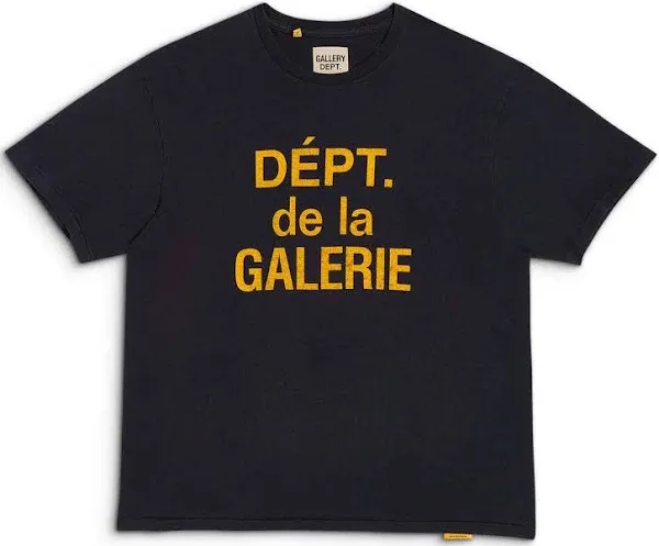 GALLERY DEPT DE LA GALERIE CLASSIC TEE BLACK