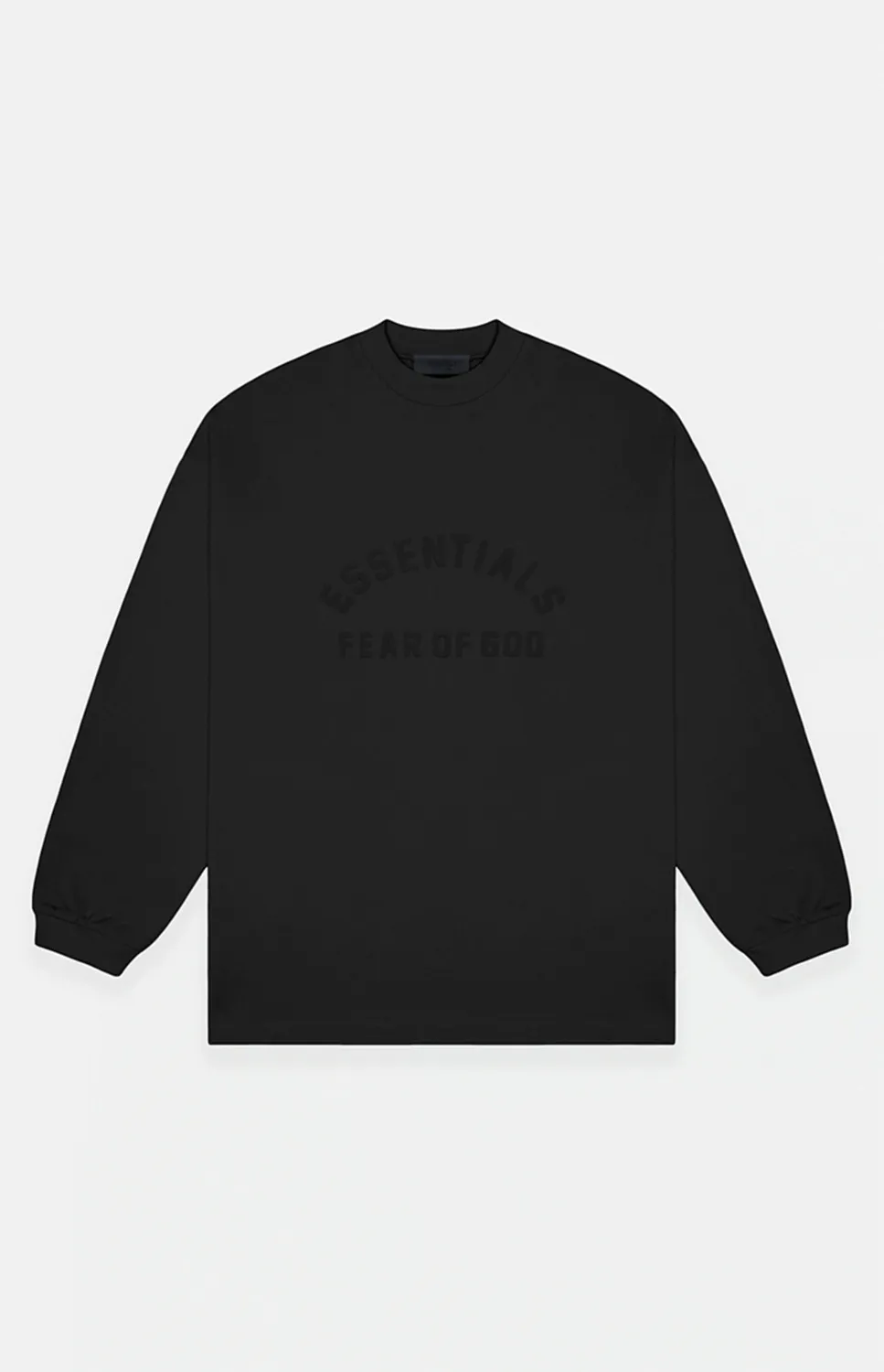 ESSENTIALS L/S TEE BLACK