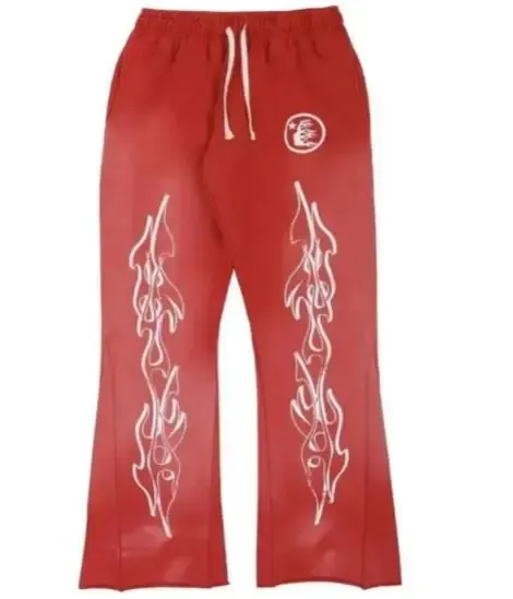 HELLSTAR RED FLARE SWEATS