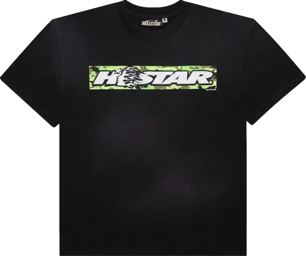 HELLSTAR BOX LOGO T-SHIRT BLACK
