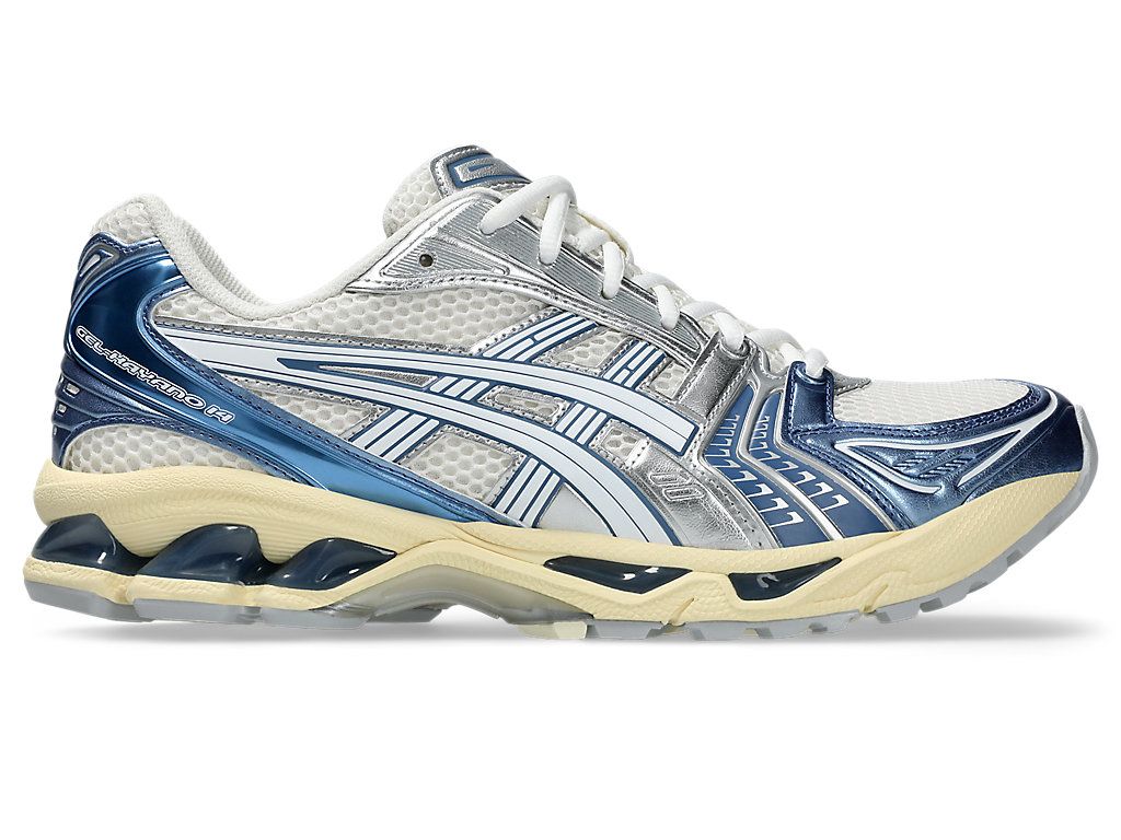 ASICS GEL-KAYANO 14 CREAM METALLIC BLUE