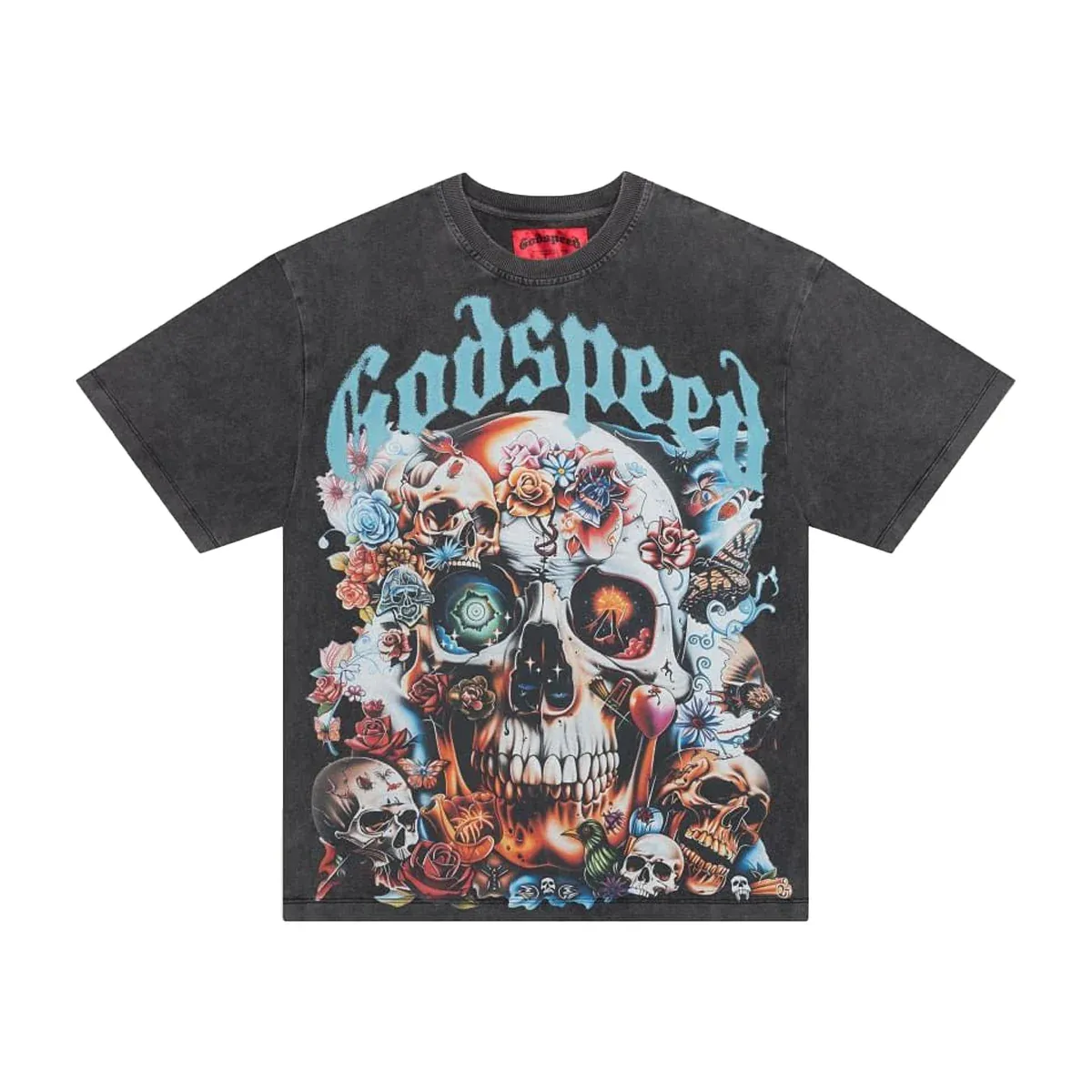 GODSPEED BONE ETERNAL DREAM GREY WASH TEE