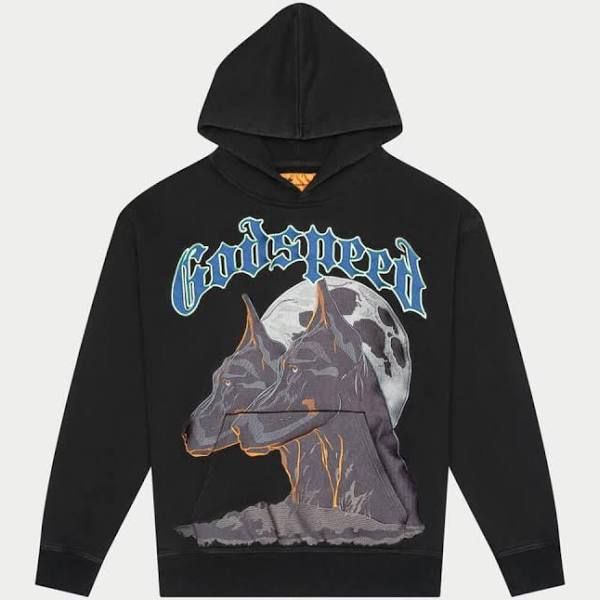 GODSPEED F.T.D EMBROIDERED BLACK HOODIE