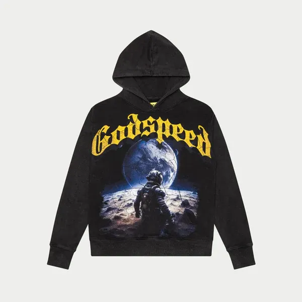 GODSPEED NO LOOKING BACK YELLOW HOODIE