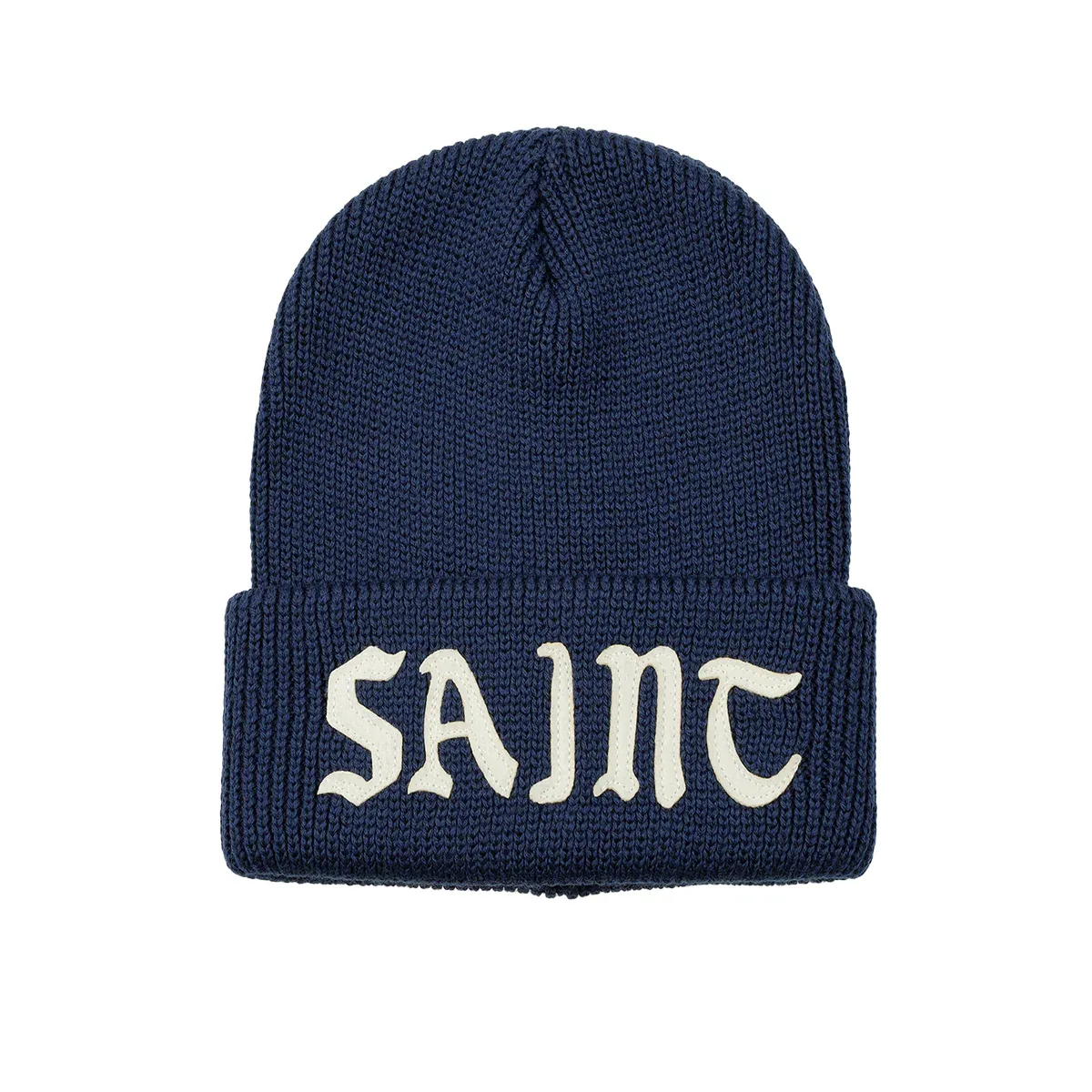 SAINT MXXXXXX KNIT NAVY BEANIE